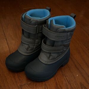 Carter's Kids' Charcoal and Navy Snow Boots